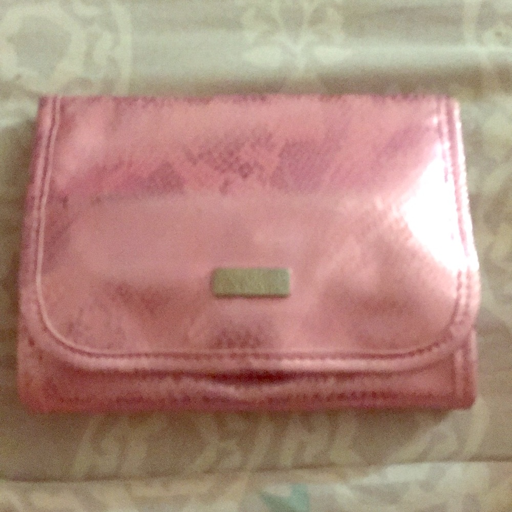 Mally make up case brush and foundation powder